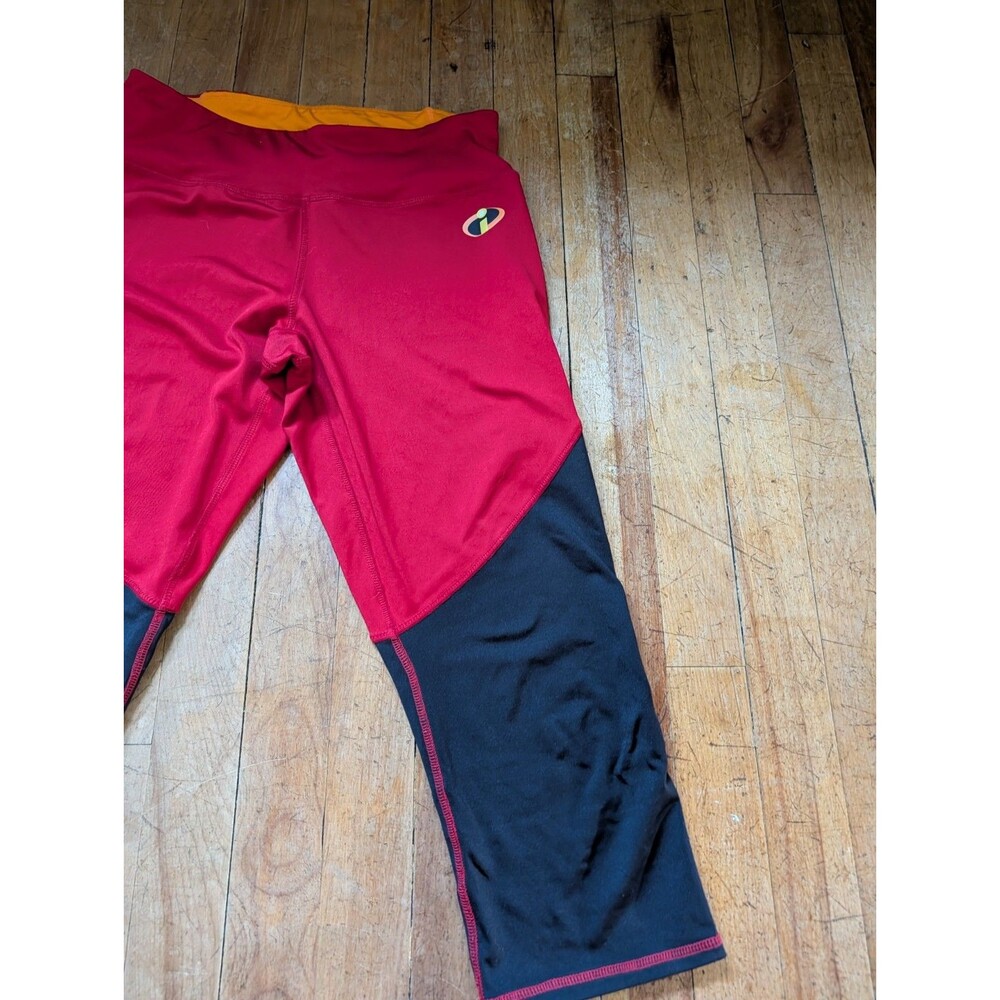 Disney Leggings Womens S Small Red Black Pixar The Incredibles Her Universe